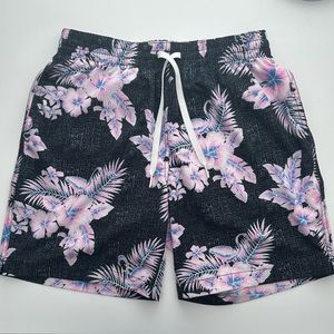 Chubbies Swim Trunks in Pink Nights